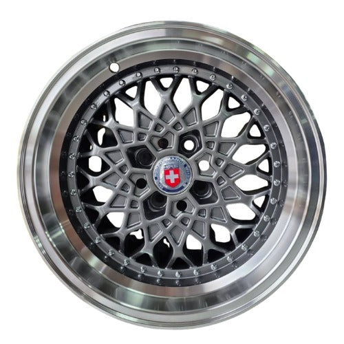 HRE Black Edition Deep-Dish Mesh Alloy Rims