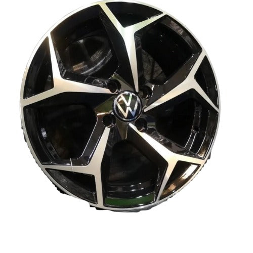 VW R-Line Black & Silver Performance Alloy Rims